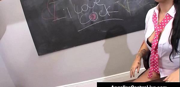  Latina Teacher Angelina Castro Forces Student To Wack A Cock